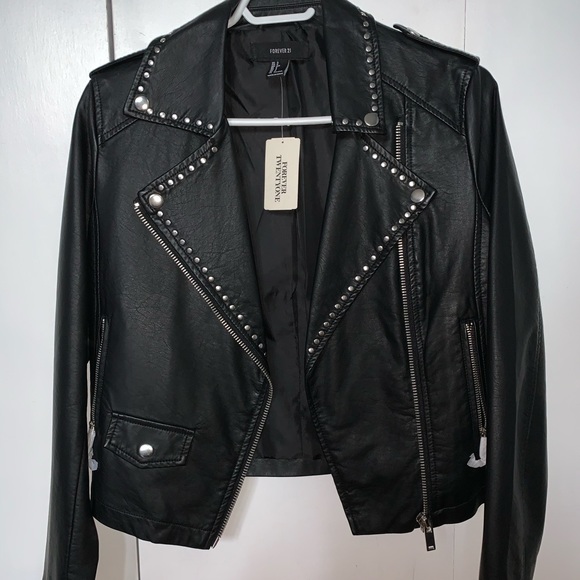 Studded Leather Jacket - Picture 1 of 4